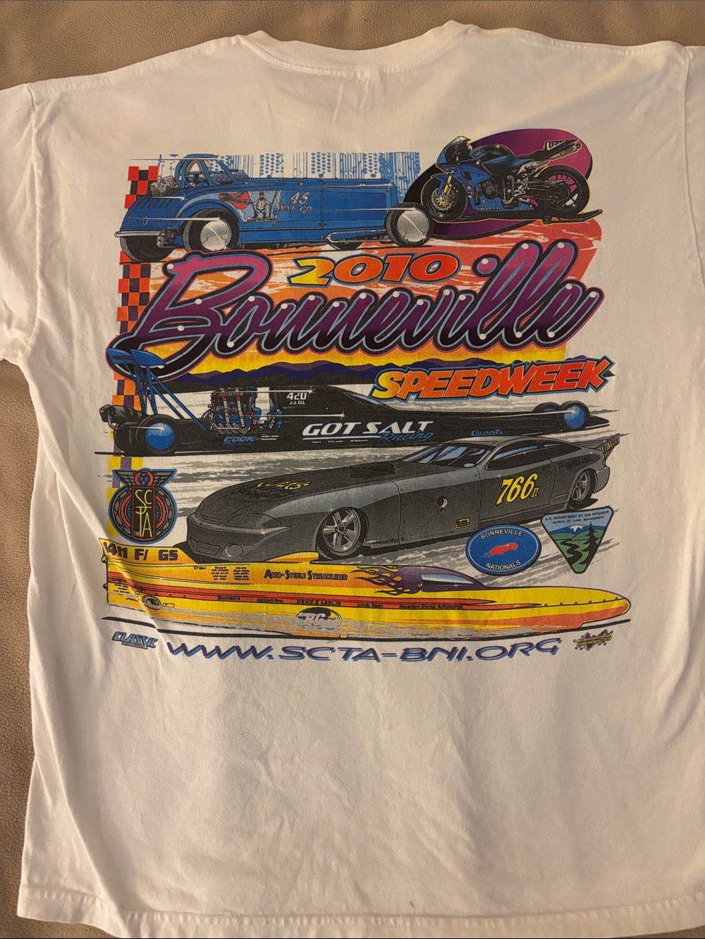 Bitchin' 2010 Bonneville Speedweek Unisex Shirt 🏁
